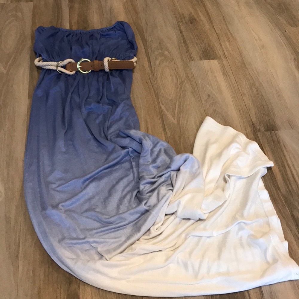 Ombré maxi dress